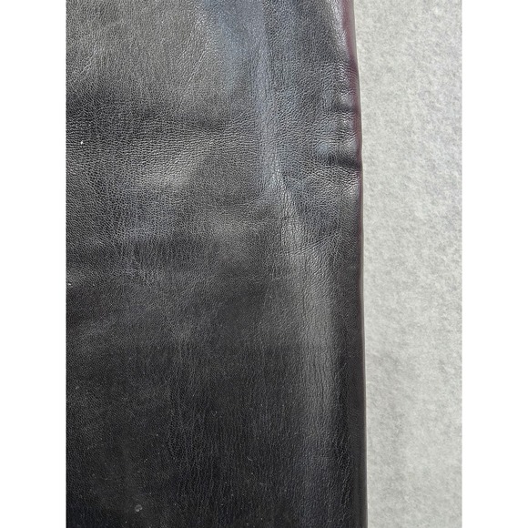 Wilfred Aritzia Black Vegan Leather Straight Leg Pants Size 2 High Rise Pants - Picture 4 of 15